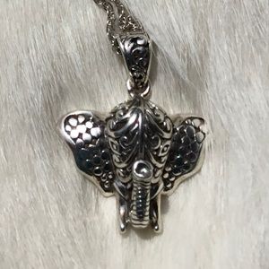 Annika Witt Sterling Silver Elephant Necklace